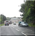 A bend in the A5 Great Northern Road near Lissan House