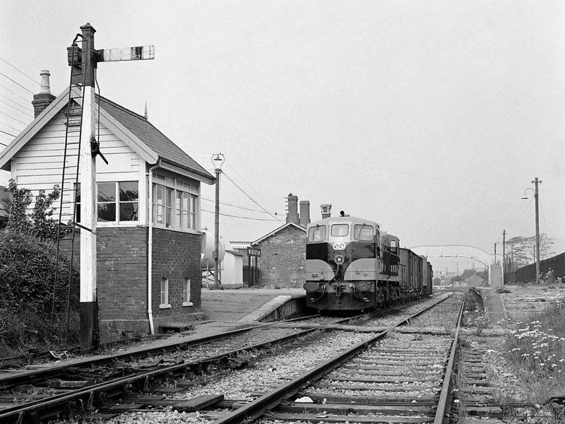 Freight train in Midleton station © The Carlisle Kid :: Geograph Ireland