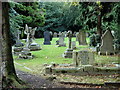 SK3875 : Churchyard, Old Whittington by Andrew Hill