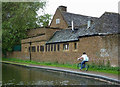 Towpath and inn buildings at Tyburn, Birmingham