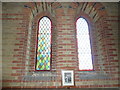 Gurnard, All Saints: tinted windows