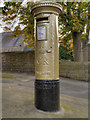 SK0680 : Gold Postbox, Chapel-en-le-Frith by David Dixon