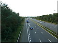 M58 west of Chequer Lane Bridge