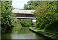 Railway bridge over the canal near Minworth, Birmingham