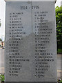 Mildenhall war memorial names