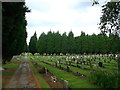 Path in Hawkinge Cemetery (2)