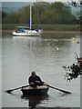 SX9687 : In a boat with two oars, Topsham by Chris Allen