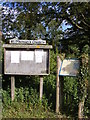 TM3483 : St.Michael South Elmham Church Notice Board by Geographer