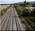 Railway heads east towards Cam & Dursley station