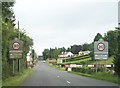 Entering the village of Newtownbutler on the A34