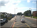 The A210 Eltham Road approaching Sutcliffe Park