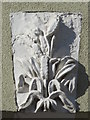 Decorative stone on the former Fremlins Brewery building, Earl Street, ME14