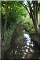 The River Lud under the iron bridge