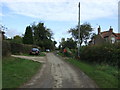 Lane towards Lower Bassingthorpe