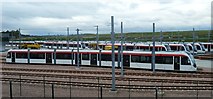 NT1772 : Edinburgh trams at Gogar, 2012 by kim traynor