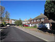 TQ8165 : Cherry Tree Road and Church Path, Rainham, Kent by Craig