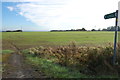 Entrance to Public Footpath at Leigh Green