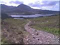 Hill track above Loch Gleann Dubh