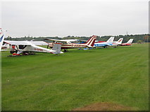 SK2529 : Derby Airfield by M J Richardson