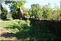 Derelict barn beside the Wysis Way