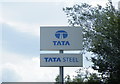 Tata Steel Works Sign, Stocksbridge By-Pass, Stocksbridge