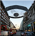 TQ2881 : 2012 Christmas Lights in Oxford Street by PAUL FARMER