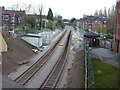 Didsbury Village Metrolink Stop Under Construction