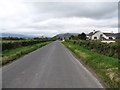 View west along the very straight Corcreaghan Road