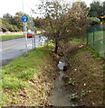 Church Road drainage channel, Stoke Gifford