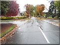 Grove Way at the junction of Cranbrook Drive, Esher