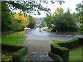 Corkscrew Hill from the steps of the West Wickham War Memorial