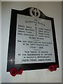 St. Andrew, Minterne Magna: war memorial