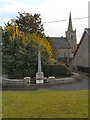 NY6665 : Greenhead War Memorial and St Cuthbert's Church by David Dixon