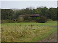 Barn in a field