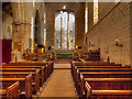 NY5563 : Lanercost Priory Church (Nave and East Window) by David Dixon