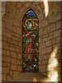 NY5563 : Lanercost Priory Church, Cecilia Roberts Memorial Stained Glass Window by David Dixon