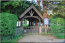 TG1506 : Lych Gate, Church of St Mary and All Saints by N Chadwick