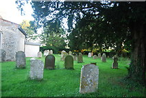 TG1506 : Gravestones, Church of St Mary and All Saints by N Chadwick