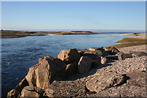NJ3465 : Mouth of the River Spey by Anne Burgess