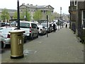 SE1416 : Gold post box, Railway Street, Huddersfield by Humphrey Bolton