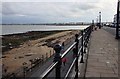 The promenade and pavement on South Crescent