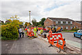 Laying new 11KV electricity cables in Campion Way