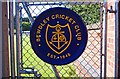 Bewdley Cricket Club (2) - sign, Lower Park, Bewdley