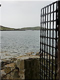 NL6697 : Castlebay: view through castle gate by Chris Downer