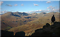 NY2106 : Upper Eskdale and the surrounding fells from Harter Fell summit by Karl and Ali