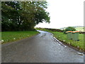 The road to Loch Arthur Creamery and Farm Shop