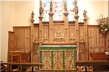 TR1032 : Altar and Reredos, All Saints church, Burmarsh by Julian P Guffogg