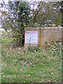 Yoxford Road Railway Bridge sign