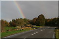 Rainbow over Waithe Beck bridge