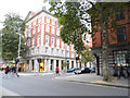 High Street Kensington at the junction of Hornton Street